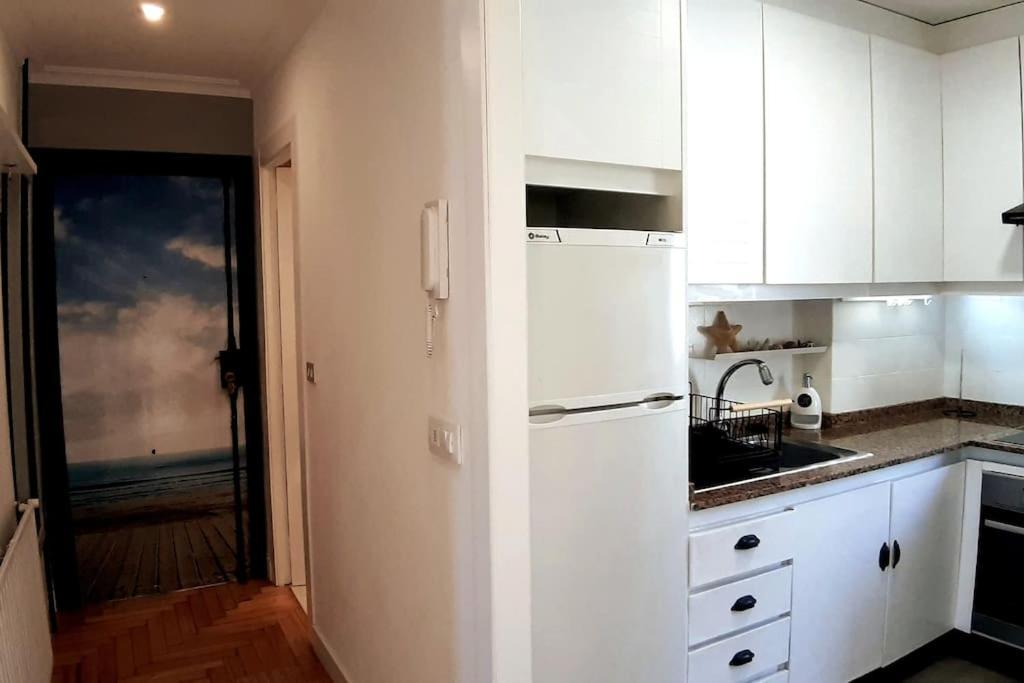 Ferienwohnung Vistas A La Ria Y Garaje En El Castro, Centro Vigo Exterior foto